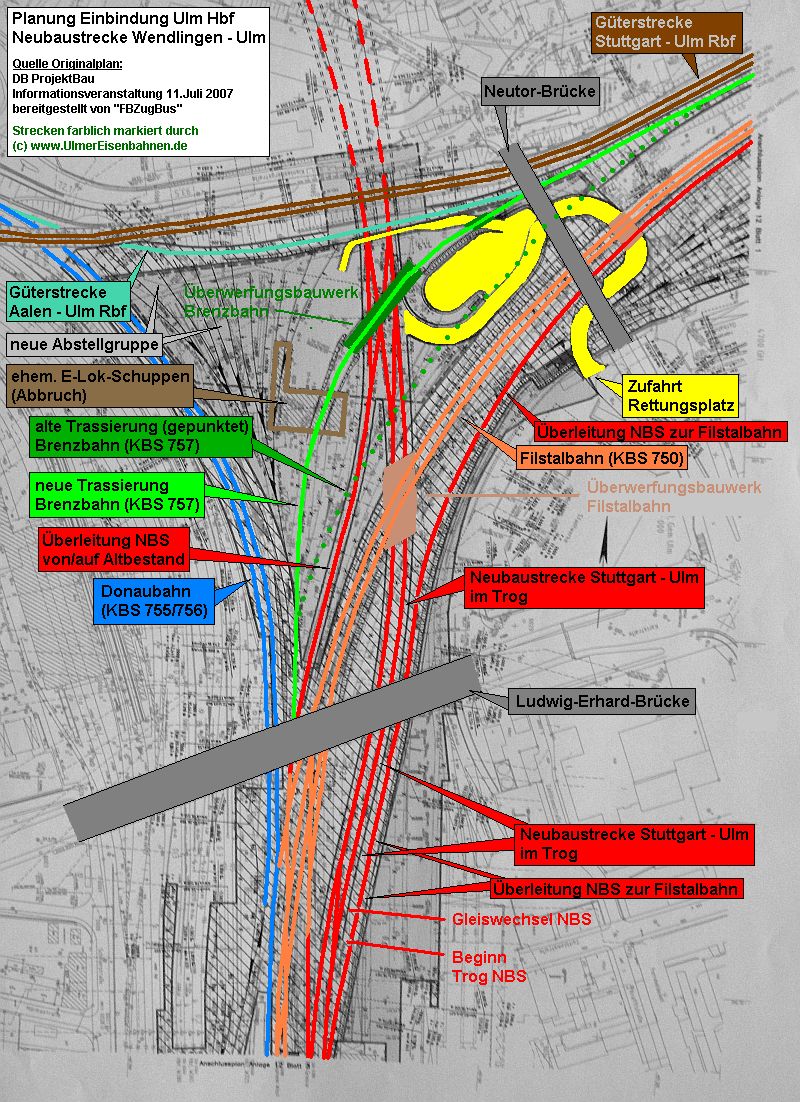 Planung Ulm21 Nordausfahrt